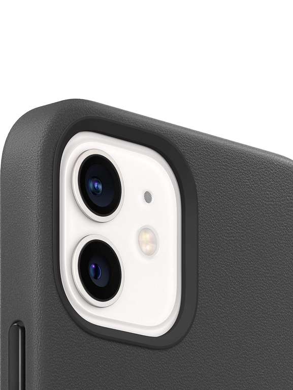 Apple Leren hoesje met MagSafe (voor iPhone 12 mini) - Zwart