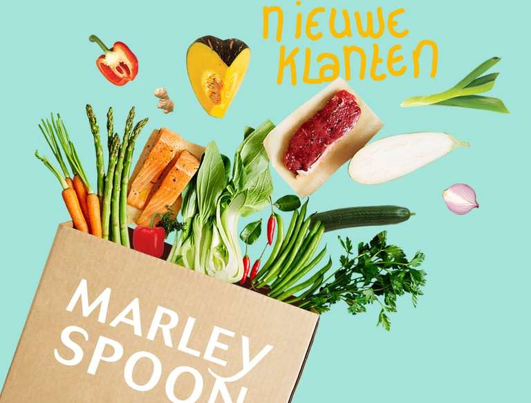 Marley Spoon Kortingscodes voor nieuwe klanten