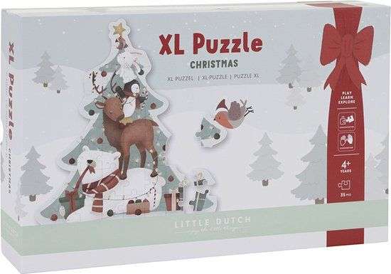 Little dutch kerst trein (en/of puzzel)