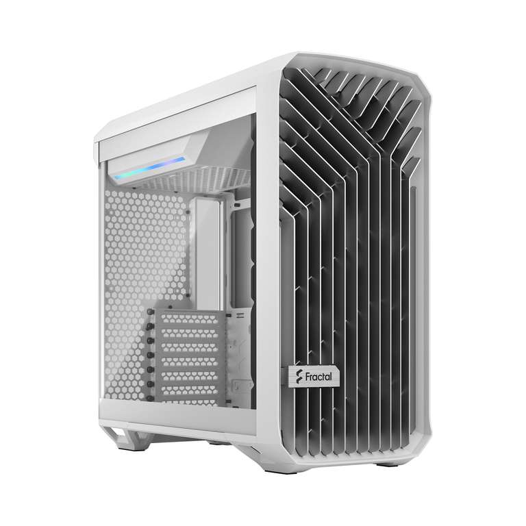 Fractal Design Torrent Compact White Tempered Glass Clear