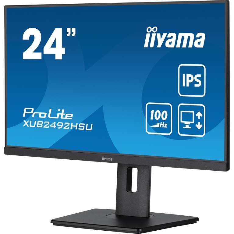iiyama ProLite XUB2492HSU-B6 23.8" monitor (100 Hz, IPS, 0,4ms, DisplayPort) voor €116,99 @ NBB