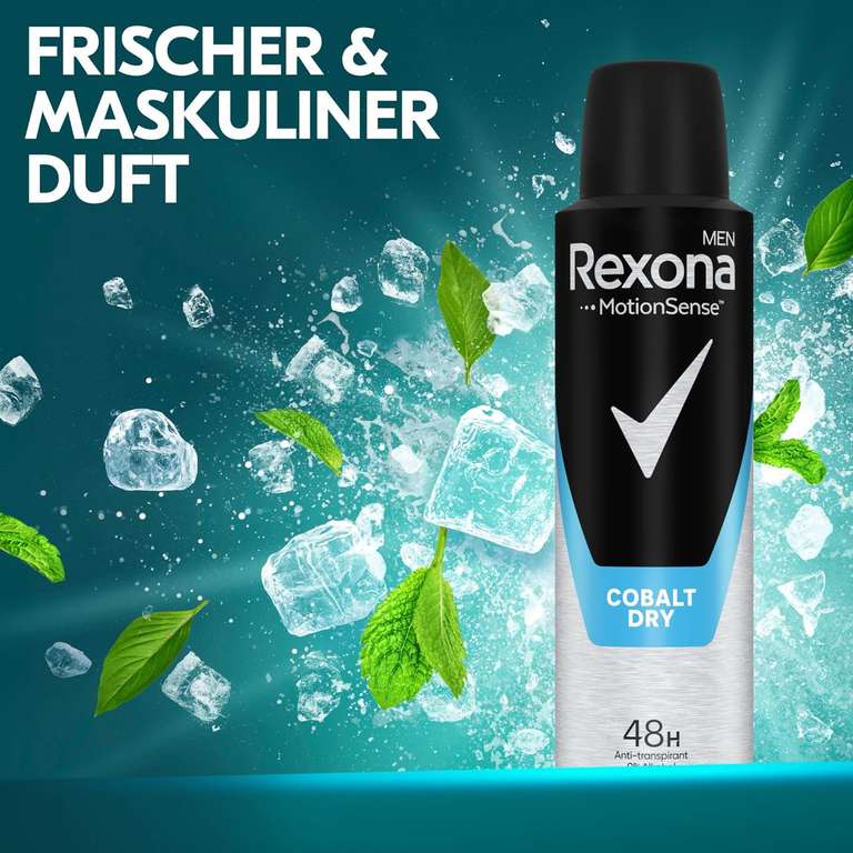 Rexona Deo Spray Invisible Aqua Anti-Transpirant, 6 X 150 ml