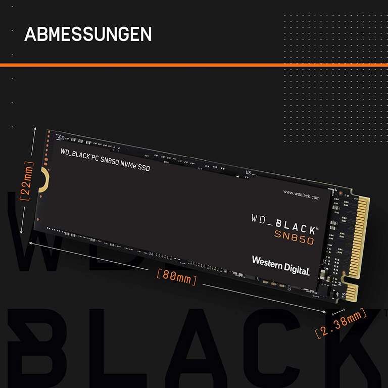 WD Black NVMe SSD SN850 2TB (zonder heatsink)