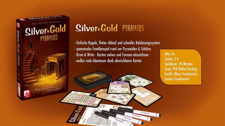 Silver & Gold Pyramids (DE)