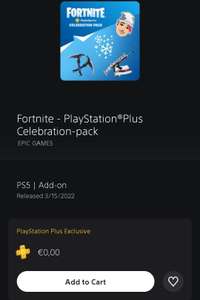 Fortnite - PlayStationPlus Celebration-pack