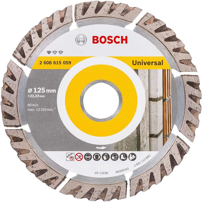 Bosch Professional Diamantdoorslijpschijf voor beton en metselwerk, 125 mm