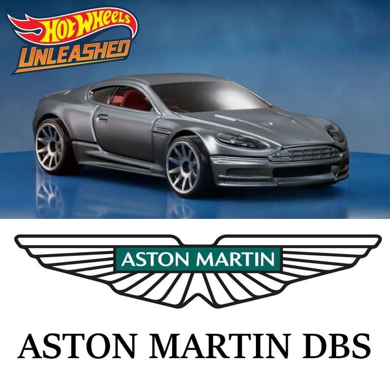 Hot Wheels Unleashed Aston Martin DBS 2010 (007 James Bond auto) - Gratis op PS4 / PS5 / Switch / Xbox