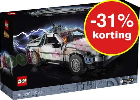 LEGO Back to the Future Tijdmachine - 10300 aanbieding 137,99 euro (€ 5.95 verzendkosten)