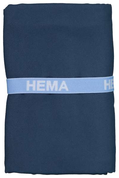Microvezelhanddoek 110x175 blauw voor €8,05 (was €14,50) @ HEMA