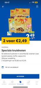 500g ‘speciale kruidnoten’ voor maar €2,49 bij Lidl