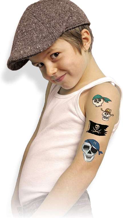 Tattoovel piraten €0,75 Amazon