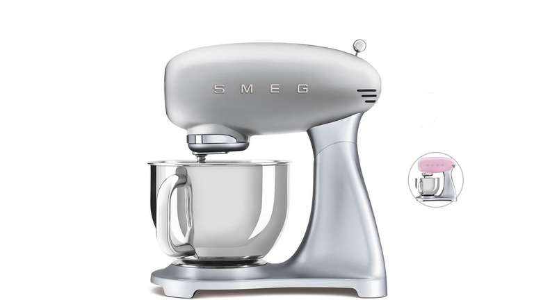 Smeg Keukenmachine SMF02 (zilver) voor €199,95 @ iBOOD