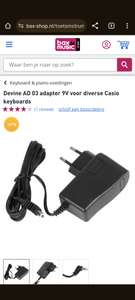 9v adapter voor handige Harry's (of Casio-apparaten)