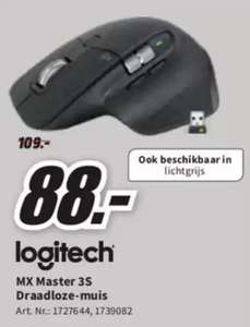 Logitech MX Master 3S (+ €30 Cashback bij 2 MX producten)
