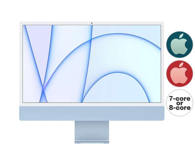 Apple 24" iMac | M1 Chip | 7-core GPU | 8 GB RAM | 256 GB SSD