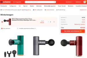 SKG F3 Massage gun - grijs / groen / rood - nieuwe klanten €32,99