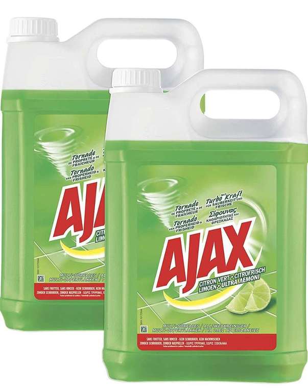 Ajax Limoen Allesreiniger - 2 x 5L - Voordeelverpakking