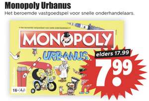Monopoly Urbanus €7,99 @ Dirk