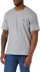 Boss Mix & Match Regular Fit t-shirt grijs met logodetail voor €17,45 @ Amazon NL