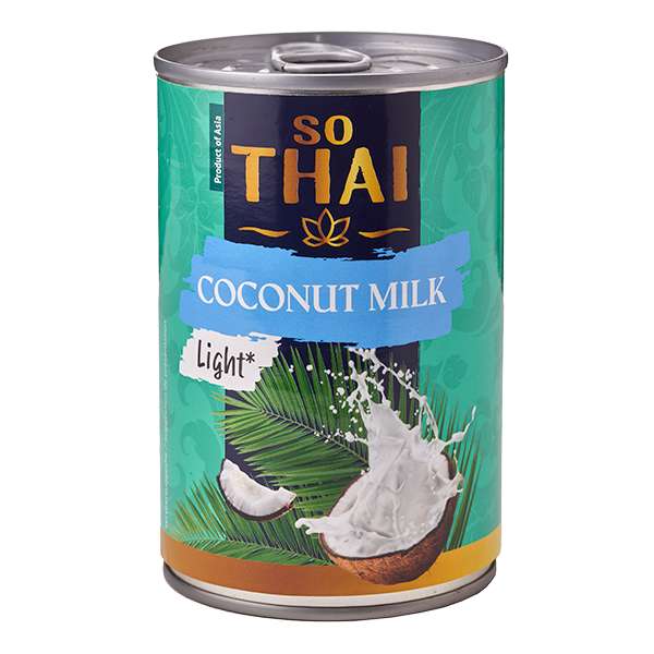 400ml Kokosmelk light (6% vet) van €0,99 voor €0,30