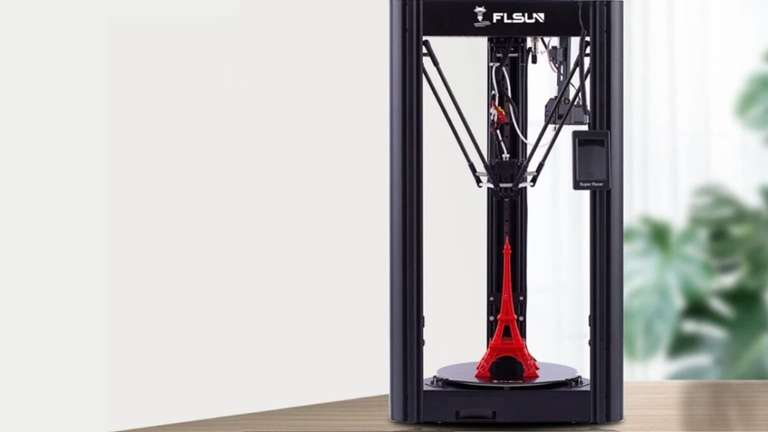 FLSUN Super Racer SR Delta 3D printer voor €298,57 @ Banggood