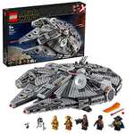 LEGO 75257 Star Wars Millennium Falcon ruimteschip bouwset met Finn, Chewbacca, Lando Calrissian, Boolio, C-3PO, R2-D2 en D-O collectie