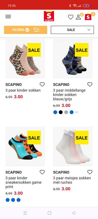 Goedkope sokken bij Scapino