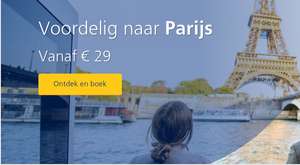 Nederland - Parijs vanaf €29