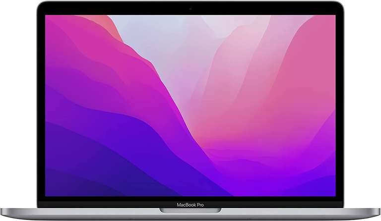 2022 Apple MacBook Pro met M2‑chip: 8GB RAM, 256 GB SSD-opslag; spacegrijs/Zilver (MediaMarkt/Amazon)