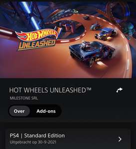 Hot Wheels Unleashes PS4Store