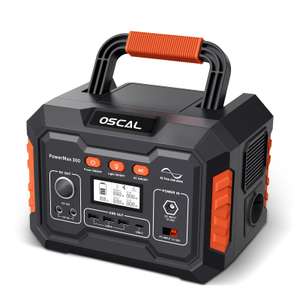 Oscal powerstation 300W + 266Wh en stekker van 230V