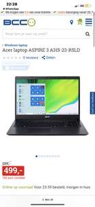 Acer laptop ASPIRE 3 A315-23-R5LD