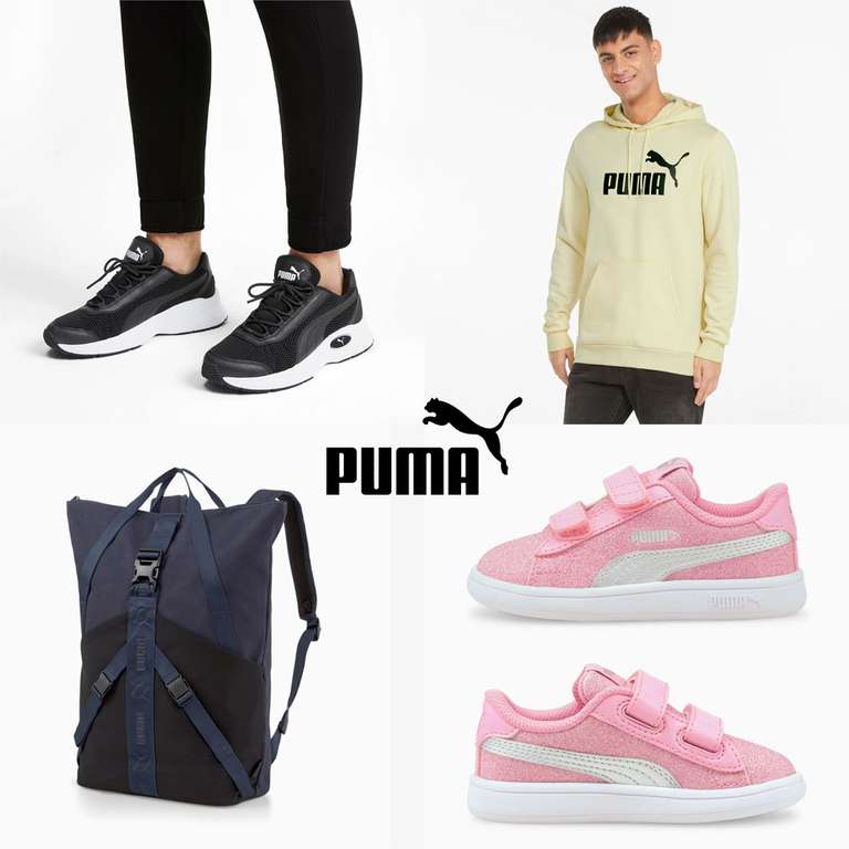 Puma sale tot -50% + 20-30% EXTRA korting