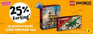 25% korting op geselecteerde LEGO NINJAGO sets