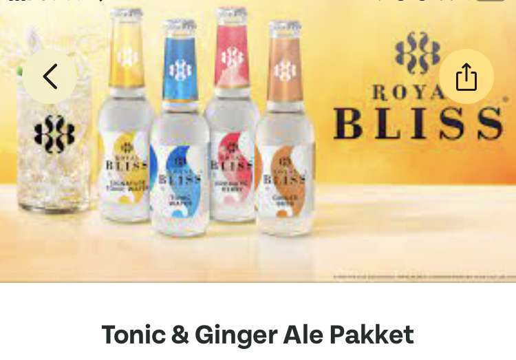 Tonic & Ginger Ale drankpakket met 48 flesjes