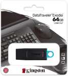 Kingston DataTraveler Exodia DTX/64GB Flash Drive USB 3.2 @ Amazon.nl