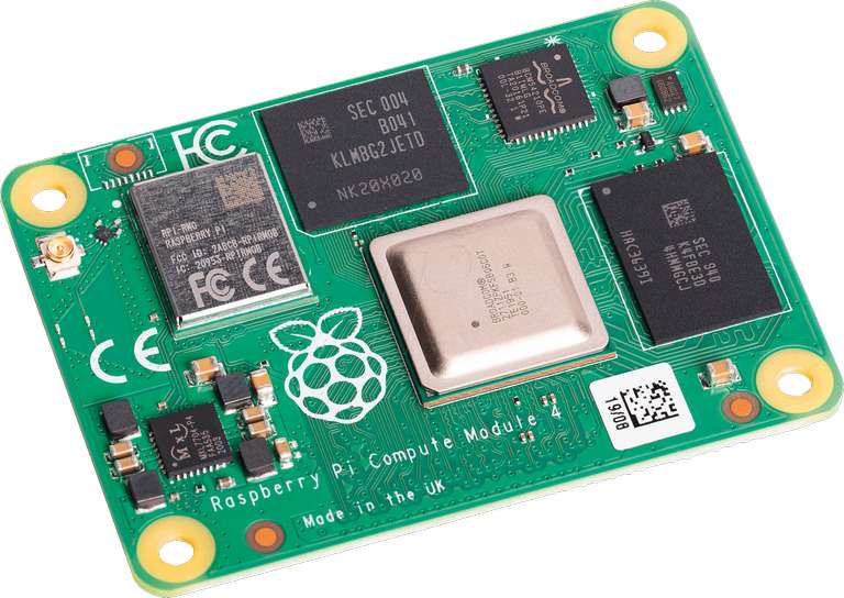 Raspberry Pi 4 Compute (1GB RAM, 32GB eMMC, WiFi) - RPI