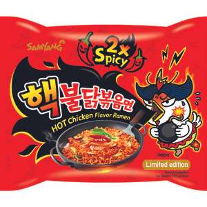 40x 140 gram Samyang 2x Extra hot chicken ramen