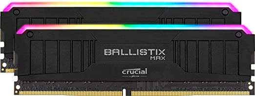 Ballistix Crucial 16 GB DDR4-4000 CL18 MAX RGB Kit Werkgeheugen