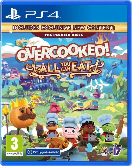 Overcooked! All You Can Eat Edition (deel 1+2+DLC) (PS5 & PS4 & Xbox Series X)