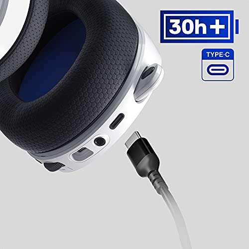 Steelseries Arctis 7P+ Wireless Gaming headset PS5 PS4 PC Android Switch White