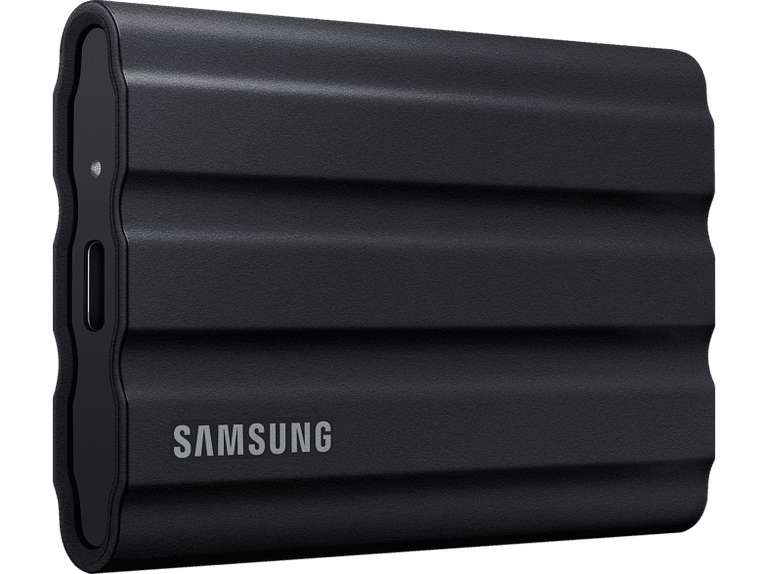 SAMSUNG T7 Shield 1TB SSD USB 3.2 Gen 2 (10Gbps, Type-C) Zwart / Blauw / Beige