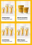Bespaar tot €1 bij McDonalds. Kies voor “hier opeten” en niet voor "meenemen"