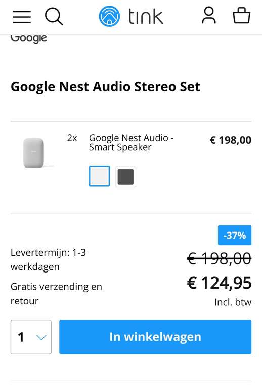Google nest audio duo pack