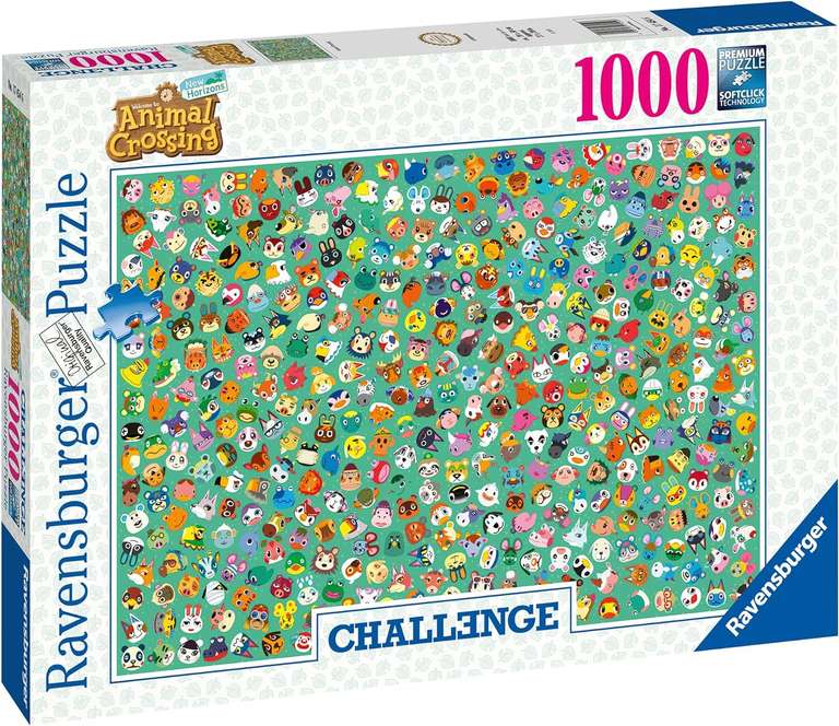 Ravensburger challenge puzzel Animal Crossing 1000 pcs voor €10,99 @ Amazon NL