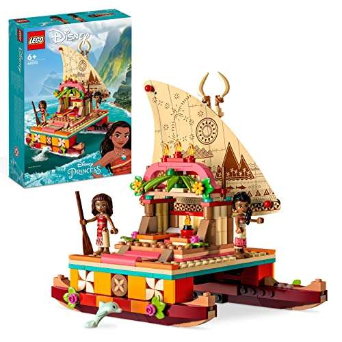 LEGO 43210 | Disney Princess Vaiana’s ontdekkingsboot met Dolfijn en Sina Minipoppetje