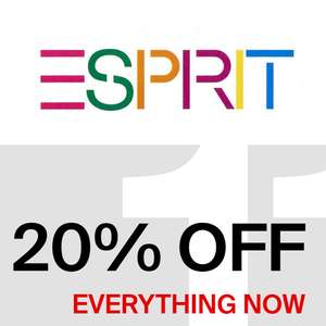 Esprit: 20% korting - ook op sale (met tot -80% korting)
