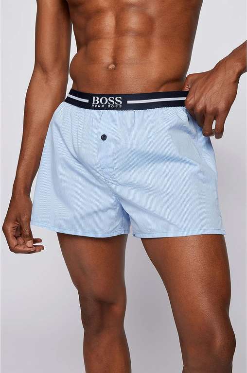 Set van 2 Boss woven boxers / pyjama shorts