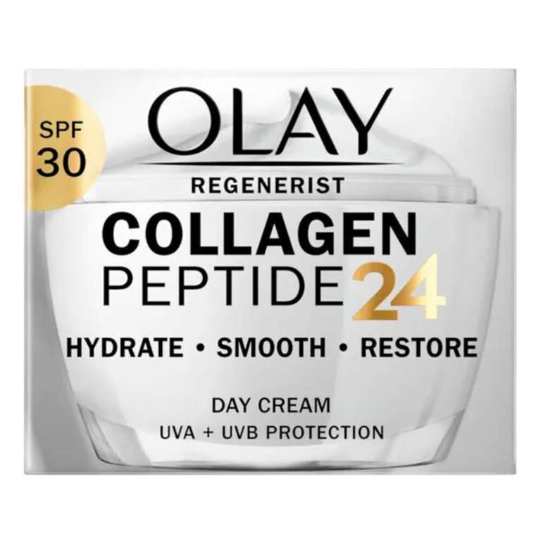 4x Olay Dagcréme Collagen - met Peptide24 en SPF30 @ Plein