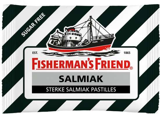 Fisherman s Friend Salmiak Suikervrij - 12 toonbankdisplaays (24 x 25 g) - 288 zakjes